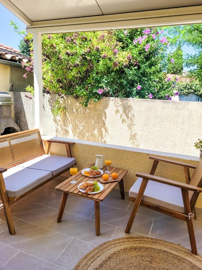 Studio Double Climatise Avec Terrasse - Proche Tram & Centre Montpellier Dış mekan fotoğraf