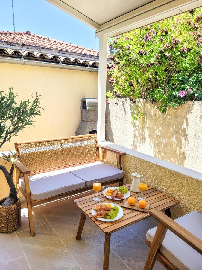 Studio Double Climatise Avec Terrasse - Proche Tram & Centre Montpellier Dış mekan fotoğraf